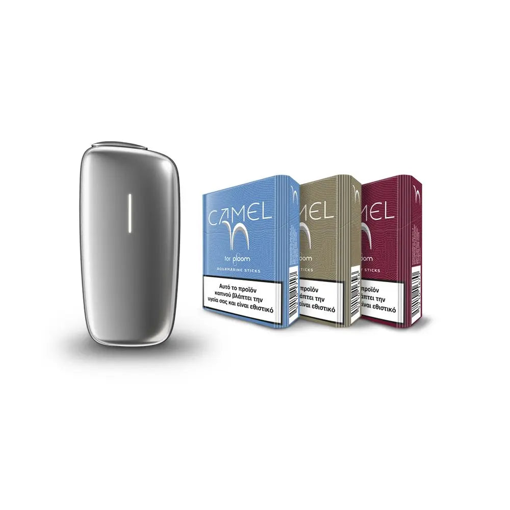 New Ploom X Advanced Starter Kit Heated Tobacco Kit in SILVER with 3 Free Packs heatproduct.co.uk Usaheatproducts
